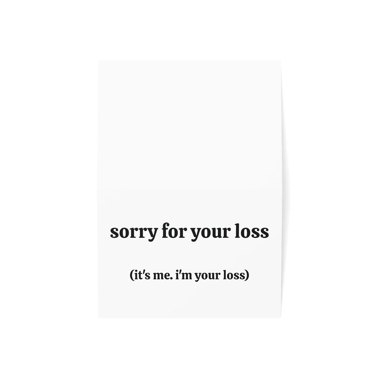 Sorry For Your Loss Card