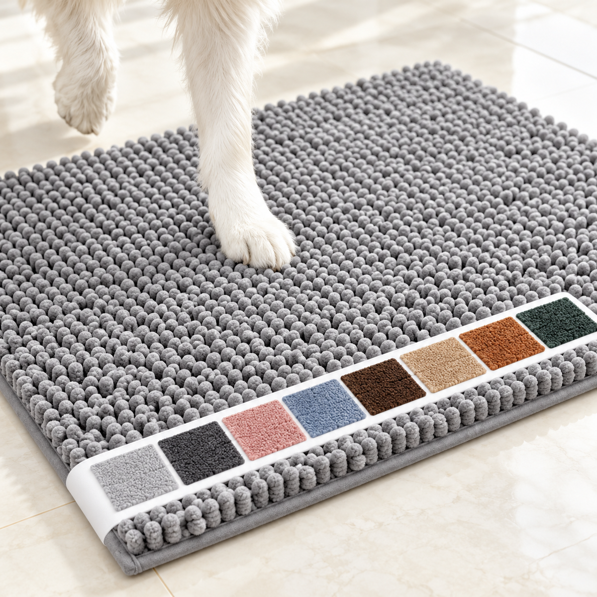 Cleanpaws® - Anti-Mud Dog Door Mat in Grey