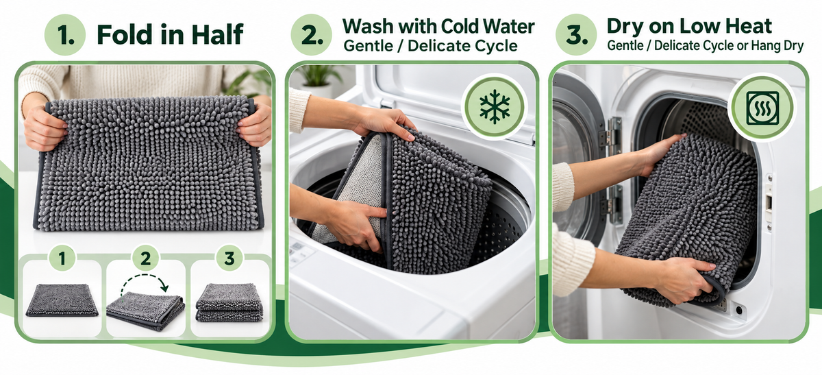 Finally, a Dog Doormat You Can Machine Wash Without Worrying